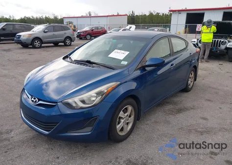 2014 Hyundai Elantra Se z USA, uszkodzony, nr VIN KMHDH4AE4EU164472
